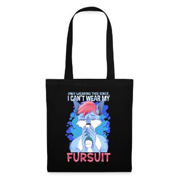 Only wearing this since I can't wear my fursuit - Tote Bag - black - Front
