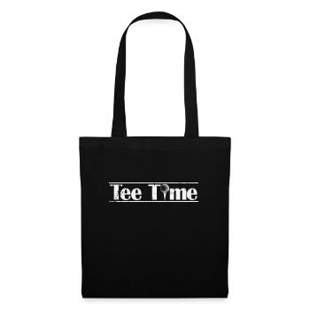 Tee Time Break Golf - Tote Bag - black - Front