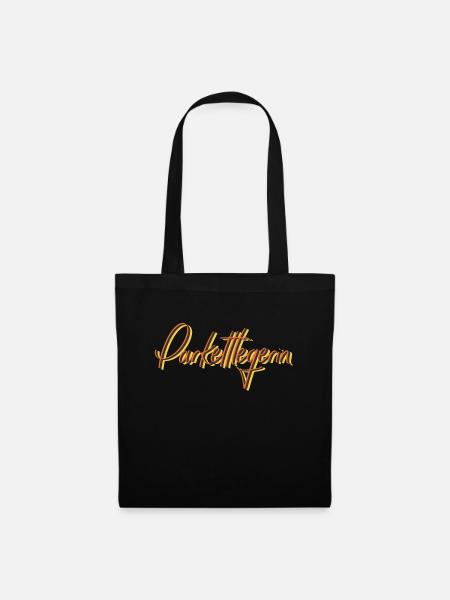 Bodenleger Abschluss-Geschenk Parkettlegerin - Stoffbeutel - Schwarz