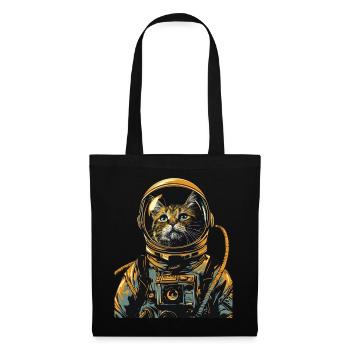 Astronaut Cat Space Explorer Funny - Tote Bag - black - Front