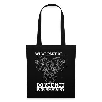 What an.. Don't you understand? Humorous wisdom - Tote Bag - black - Front