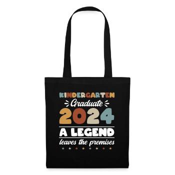 Fier diplômé de la maternelle 2024 - Sac en tissu - noir - Devant