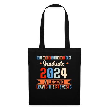 Fier diplômé de la maternelle 2024 - Sac en tissu - noir - Devant