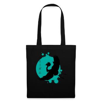 Dynamique de la grue et art des personnages - Sac en tissu - noir - Devant