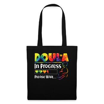 Doula Travailleuse à la naissance Doula étudiante - Sac en tissu - noir - Devant