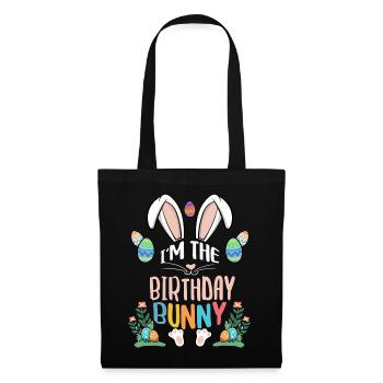I'm The Birthday Bunny - Stoffbeutel - Schwarz - Vorne