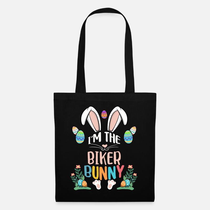 I'm The Biker Bunny - Stoffbeutel - Schwarz