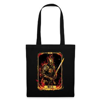 Ares Tarot Card Ancient Greek God Warrior - Stoffbeutel - Schwarz - Vorne