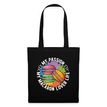 Macaron Lover My Passion My Macaron Pastry Chef - Tote Bag - black - Front