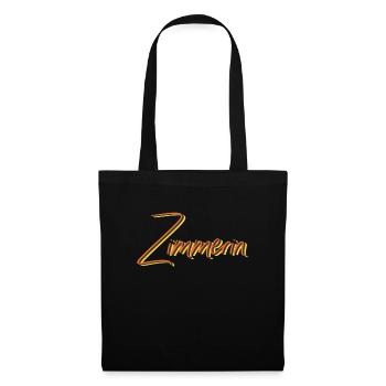 Charpentier cadeau de graduation femme de chambre - Sac en tissu - noir - Devant