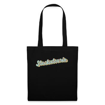 Plâtrier de cadeau de graduation de cloisons sèches - Sac en tissu - noir - Devant
