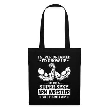 Armwrestling Arm Wrestler - Bras de fer Super Sexy - Sac en tissu - noir - Devant