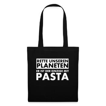 Rette unseren Planeten. Er ist der Einzige mit... - Stoffbeutel - Schwarz - Vorne