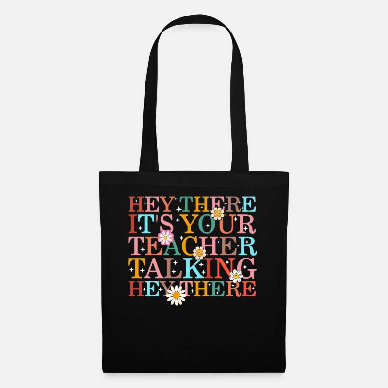 Lehrer-Shirt, hey, das ist dein Lehrer - Stoffbeutel - Schwarz