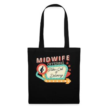 Nurse Midwife Birth Worker Midwife - Tote Bag - black - Front