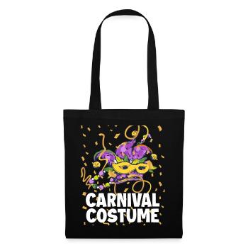 Karneval - Stoffbeutel - Schwarz - Vorne