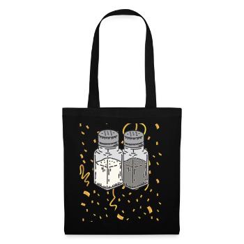 Salt & pepper - Tote Bag - black - Front