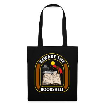 Chemise d’Halloween, Méfiez-vous de l’étagère Halloween - Sac en tissu - noir - Devant