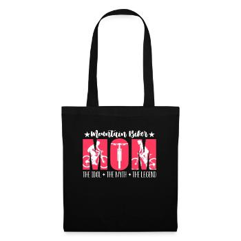 Mountain Biker Mom The Idol The Myth The Cyclist - Tote Bag - black - Front