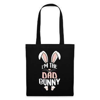 I'm The Dad Bunny - Stoffbeutel - Schwarz - Vorne