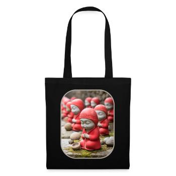 Jizo Pathway Chipmunks Sacred Scamper T-Shirt - Stoffbeutel - Schwarz - Vorne