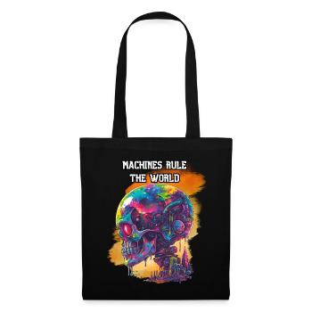 Machines rule the world. Scifi, Future, High-Tech - Tote Bag - black - Front