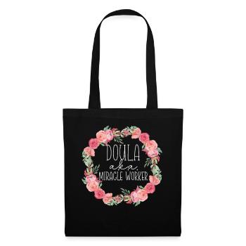 Doula accoucheuse Doula A.K.A. - Sac en tissu - noir - Devant