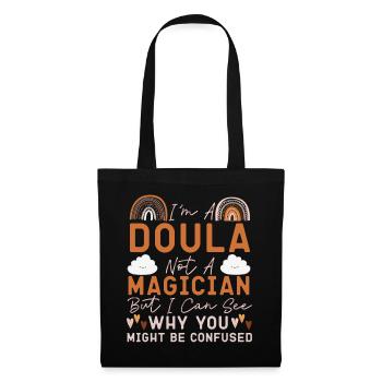 Doula accoucheuse Je ne suis pas une doula - Sac en tissu - noir - Devant