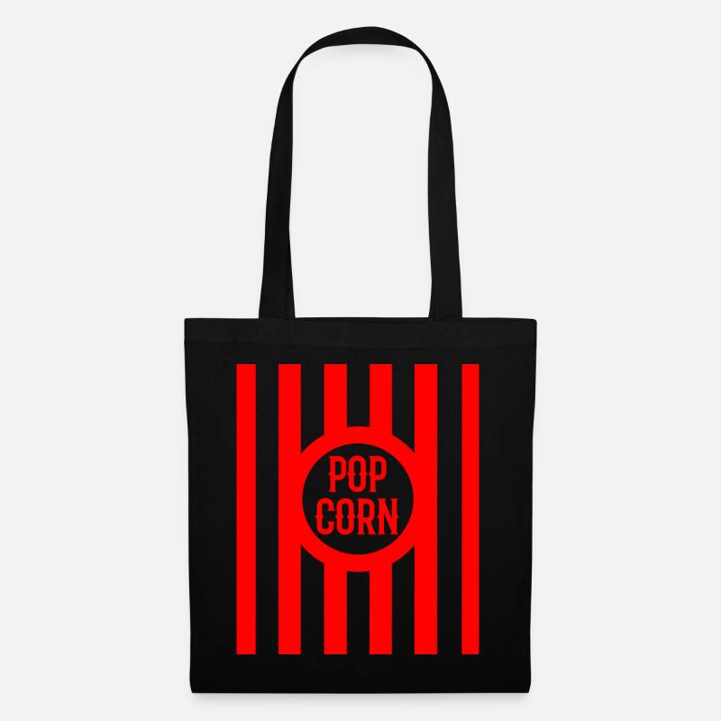 Popcorn - Stoffbeutel - Schwarz