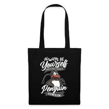 Always Be Yourself Unless You Can Be A Penguin - Tote Bag - black - Front