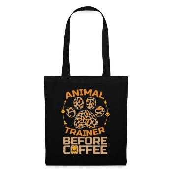 Animal Trainer Before Dog Trainer Coffee Lover - Tote Bag - black - Front