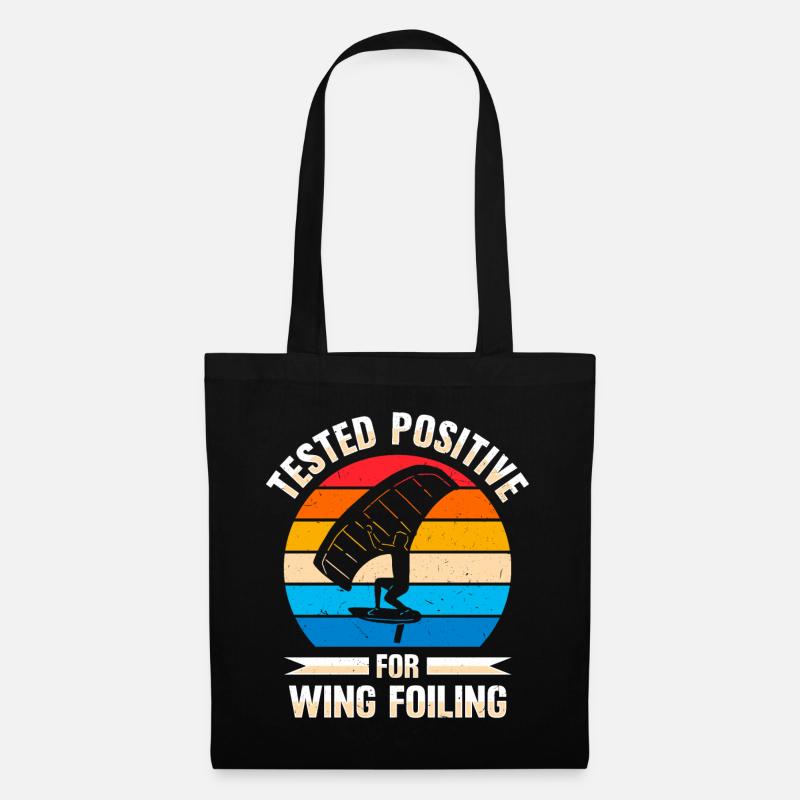 Wingsurfing Foil Wing Wing Boarding Wing Foiling - Stoffbeutel - Schwarz