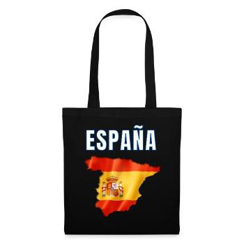 Spain 2024 Jersey - Spanish Flag Spain - Tote Bag - black - Front