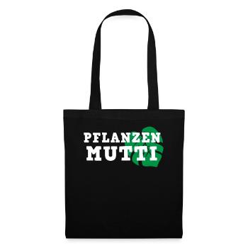 Zen Pflanzen Mutti Botanische Gelassenheit - Stoffbeutel - Schwarz - Vorne
