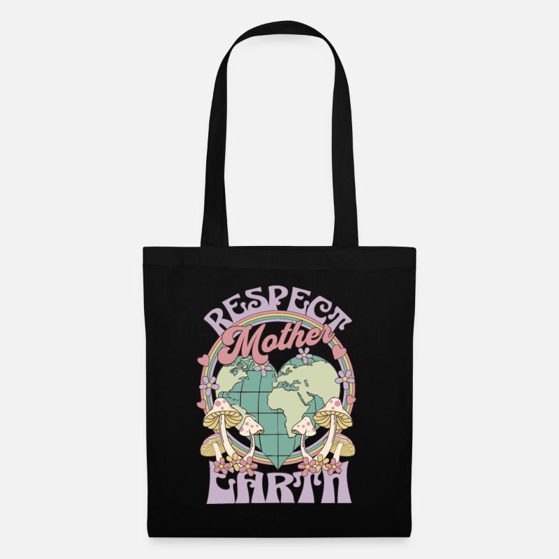 Respekter Moder Jords dag - Mulepose - sort