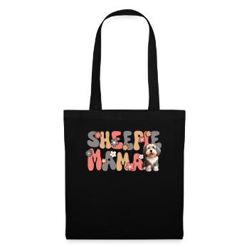Old English Sheepdog Groovy Sheepie Mama - Tote Bag - black - Front