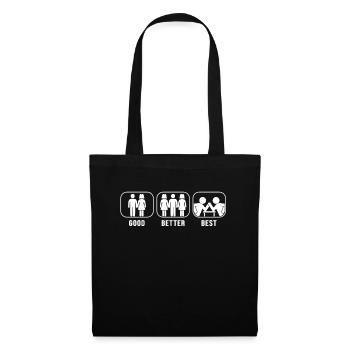 Bon Mieux Meilleur Bras De Fer Bras De Lutte À Main Bras - Sac en tissu - noir - Devant