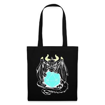 dragon, creature, mythical creature, fairy tale, fairy tale character - Tote Bag - black - Front
