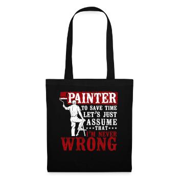 House Painter Decorator I'm A - Stoffbeutel - Schwarz - Vorne