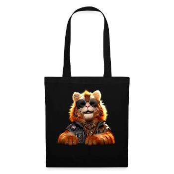Tiger Big Cat Wild Cats Lover Cute Tiger - Tote Bag - black - Front