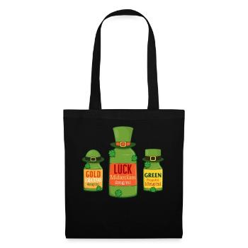Chemise de la Saint-Patrick, or Lorazepan Luck - Sac en tissu - noir - Devant
