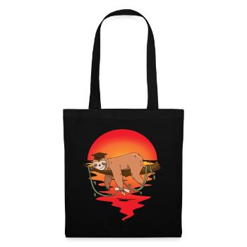 Sloth Student Diploma High School Student Studying Student Tired - Tote Bag - black - Front