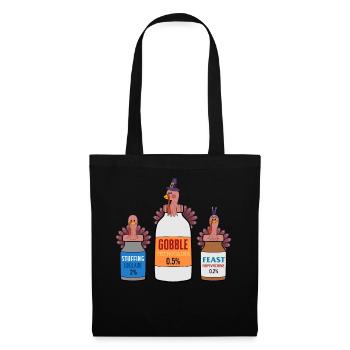 Chemise ICU, Gobble Stuffing Feast Tee, cadeau pour - Sac en tissu - noir - Devant