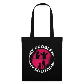 Belgian Malinois Lover My Problem My Pictogram Mom - Tote Bag - black - Front