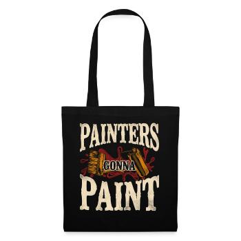 House Painter Decorator Pun - Stoffbeutel - Schwarz - Vorne