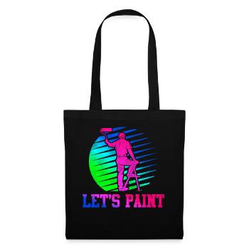 House Painter Decorator Retro 80s - Tote Bag - black - Front