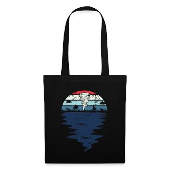 Retro Chasseur de tornades Chasse aux tornades Tornades Ouragans - Sac en tissu - noir - Devant