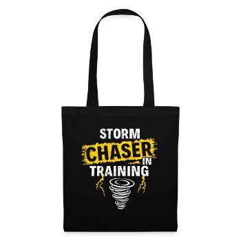 Storm Chaser Dad - Storm Chasing Tornados - Stoffbeutel - Schwarz - Vorne