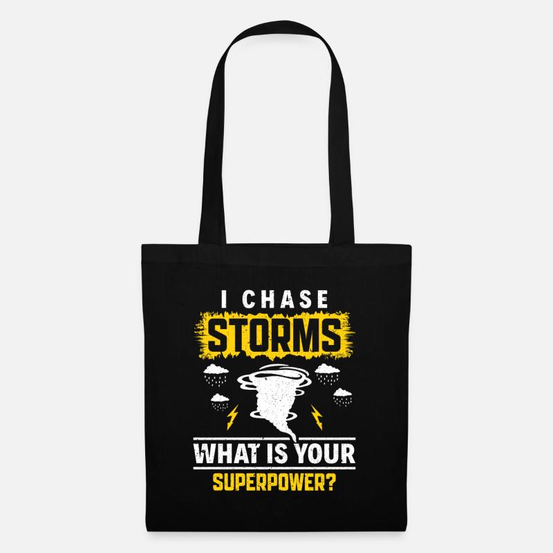 Nachdenken Über Tornados - Storm Chasing Tornados - Stoffbeutel - Schwarz