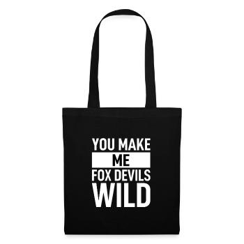 Denglisch - You Make Me Fox Devils Wild - Tote Bag - black - Front